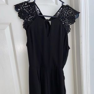 Express romper with open back